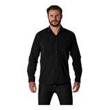 Camisa Social Confort Masculina Manga Longa