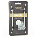 Colgador De Pared De Alambre Blanco Tripar De 7.5 A 9.5 PuLG