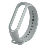 Malla Para Xiaomi Mi Band 5 Pulsera Correa Silicona Colores Color Gris