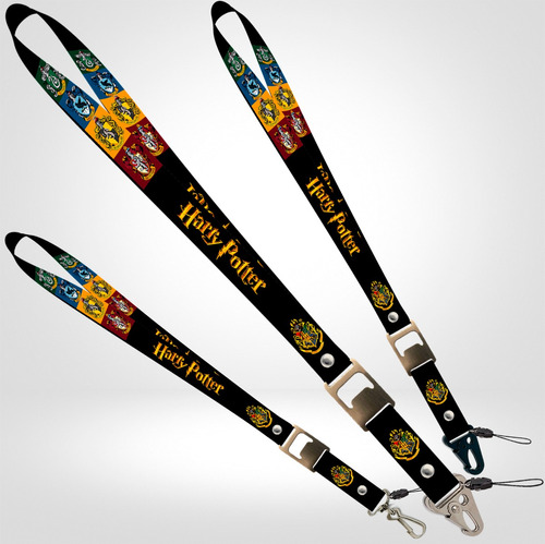 Lanyard, Cinta Porta Gafete Con Destapador, Harry Potter