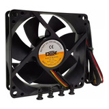 Cooler Fan 80mm X 80mm X 25mm Preto Dex Gamer - Dx-8c