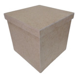 Caja De Madera Mdf 3 Mm. 25×25×25 Cm.