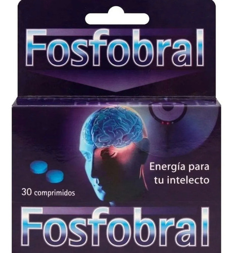 Fosfobral 30 Comprimidos Energia Rendimiento Mental Original