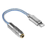 Adaptador Cable Usb Tipo C A Jack Audio 3.5mm Hifi Dac 32bit