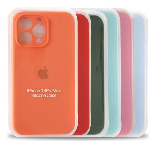 Funda De Silicona Para iPhone 14, 14 Pro, 14 Pro Max Colores