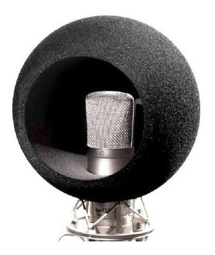 Espuma Esfera Para Microfones Condensadores Rádios Estúdio