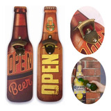 Destapador De Pared Cerveza Diseño A Elección Abre Botella