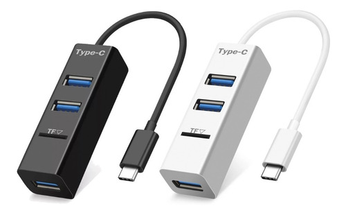 Cabo Otg 3 Portas Usb Adptador Leitor De Cartão 2 Em 1 