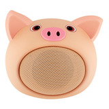 Mini Bocina Bluetooth Con Forma De Puerco