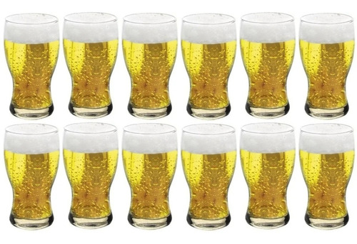 Vasos Cervecero Frevo Vidrio Nadir 320 Ml Pinta X12 Unidad