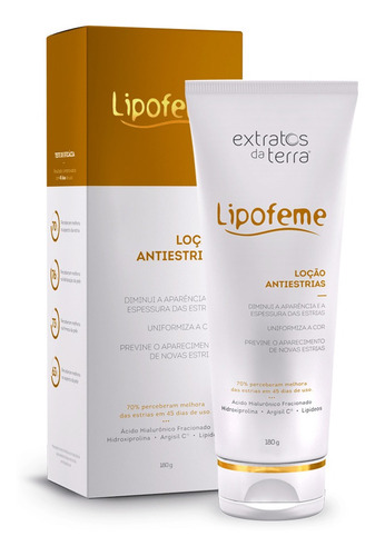 Loção Antiestrias 180g - Extratos Da Terra