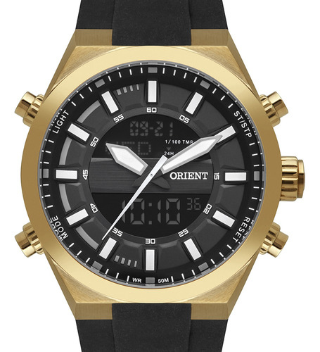 Relógio Orient Neo Sports Dourado Masculino Mgspa001 G1px