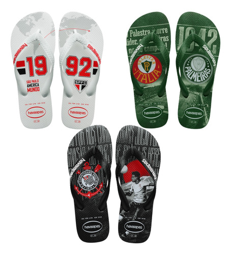 Chinelo Havaianas Times Brasil Futebol Brasileiro