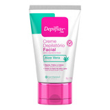 Creme Depilatório Facial 50g Com Aloe Vera Depilflax