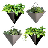 Jardineras De Pared Aagreen 4 Paquete, 12 Pugadas Grand...