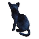 Bicho De Pelucia Gato Preto Halloween Animais Safari Fofo