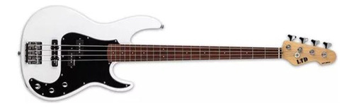 Esp Ltd  Ap204sw Bajo Electrico Satin Blanco 4 Cdas