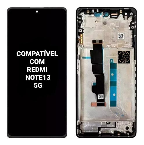 Display Frontal Toutch Compativel  Xiaomi Note 13 5g C/aro