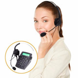 Telefono Diadema Call Center Pbx Dial Pad Pantalla Lcd Ht500