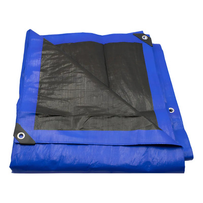 Lona De Polietileno Uso Super Rudo Azul/negro 180 Gr 4x5 M