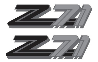 Calcas Sticker Z71 Para Batea Compatible Con Silverado G1