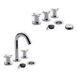 Combo Juego Griferias Fv Alerce Lavatorio Bidet Baño