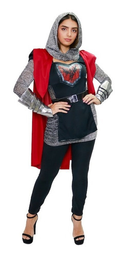 Disfraz Vestido Guerrera Medieval Con Accesorios Dama