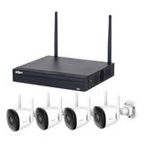 Kit Cámaras Seguridad Wifi 4 Camaras 2mp Nvr Facil Instalar