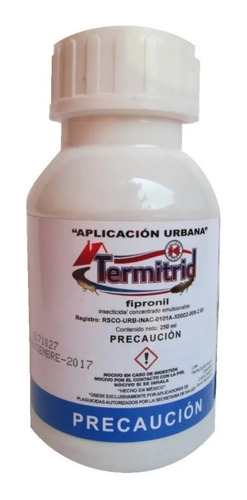 Veneno Para Chinche De Cama Cucaracha Hormigas Fipronil 250m