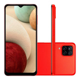 Samsung Galaxy A12 Vermelho 64gb Camera Quadrupla De 48mp