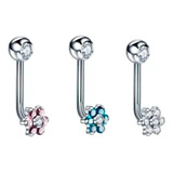 Piercing Intimo Genital Titânio  Formato Flor