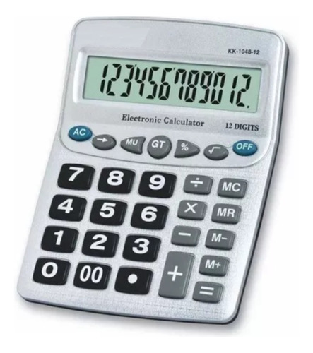 Calculadora Eletrônica Bk-1048 12 Dígitos Escritório Tecla G