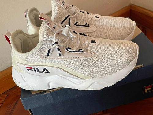 Zapatillas Mujer Fila T37 Una Sola Puesta Impecables C Caja