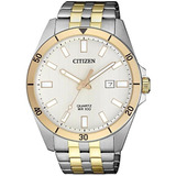 Reloj Hombre Citizen Bi5056-58a Sumergible Acero 100 Wr