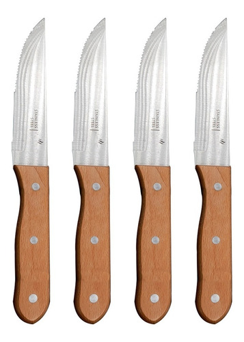Cuchillos Para Carne En Display 4 Unidades