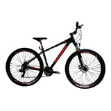 Bicicleta Mountain Bike Raleigh Mojave 2.0 Shimano Rodado 29 Color Negro/rojo Tamaño Del Cuadro 21