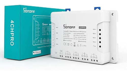Sonoff 4ch Pro R3  4 Canales - Pulso - Contacto Seco - Rf