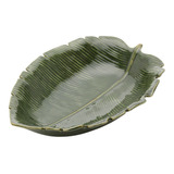 Coleção Banana Leaf - Travessa Canoa Verde M