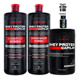 Kit Whey Protein 1 Litro Da Plancton + Brinde Óleo De Argan