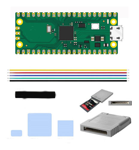 Picoboot Rp2040 + Wiisd + Thermal Pads Para Gamecube !