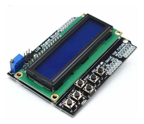 Display Pantalla Lcd 1602 Con Teclado Para Arduino