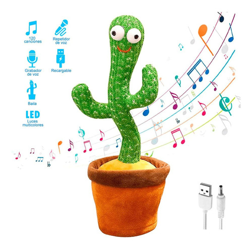 Cactus Bailarín Repite, Baila Y Canta