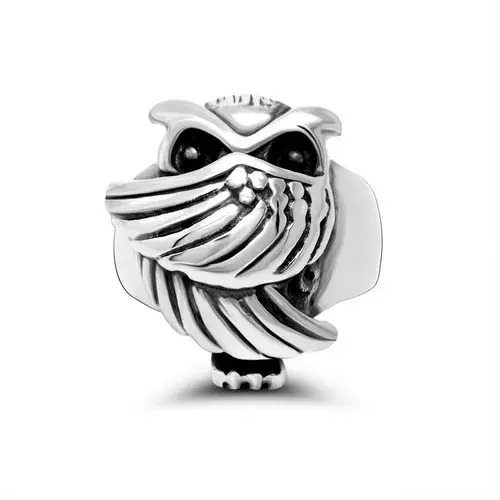 Casual Anillo Lindo Regalo Búho Moderno Titanio Inox A231