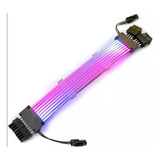 Cable Extensor Rgb Criptoarg Gpu Pcie 8 Pines X2 Aura Sync