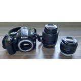 Câmera Nikon D3100 18-55mm + 50mm 1.8