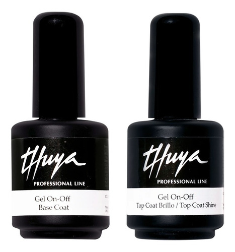 Kit Esmalte Thuya Base Coat + Top Coat Gel On Off