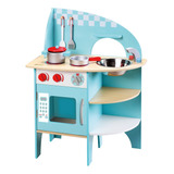 Cocina De Madera Azul Para Niños/as Classic World 