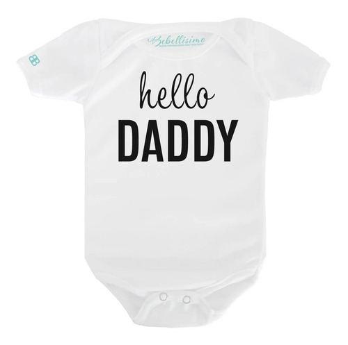 Pañalero Personalizado Bebé Hello Daddy