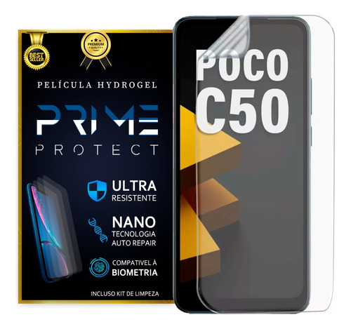 Pelicula Nano Premium Hidrogel Linha Xiaomi Mi Poco Frente