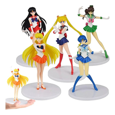 5pz Sailor Moon Figura Scouts Senshi Coleccion Anime Manga | MercadoLibre